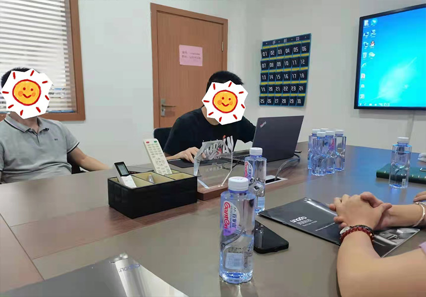 勃俊自動化與靈鴿洽談業(yè)務(wù)